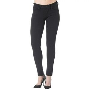 Silver Jeans Aiko Skinny Womens 25 Size 2 Black Mid Rise Super Stretch Denim New